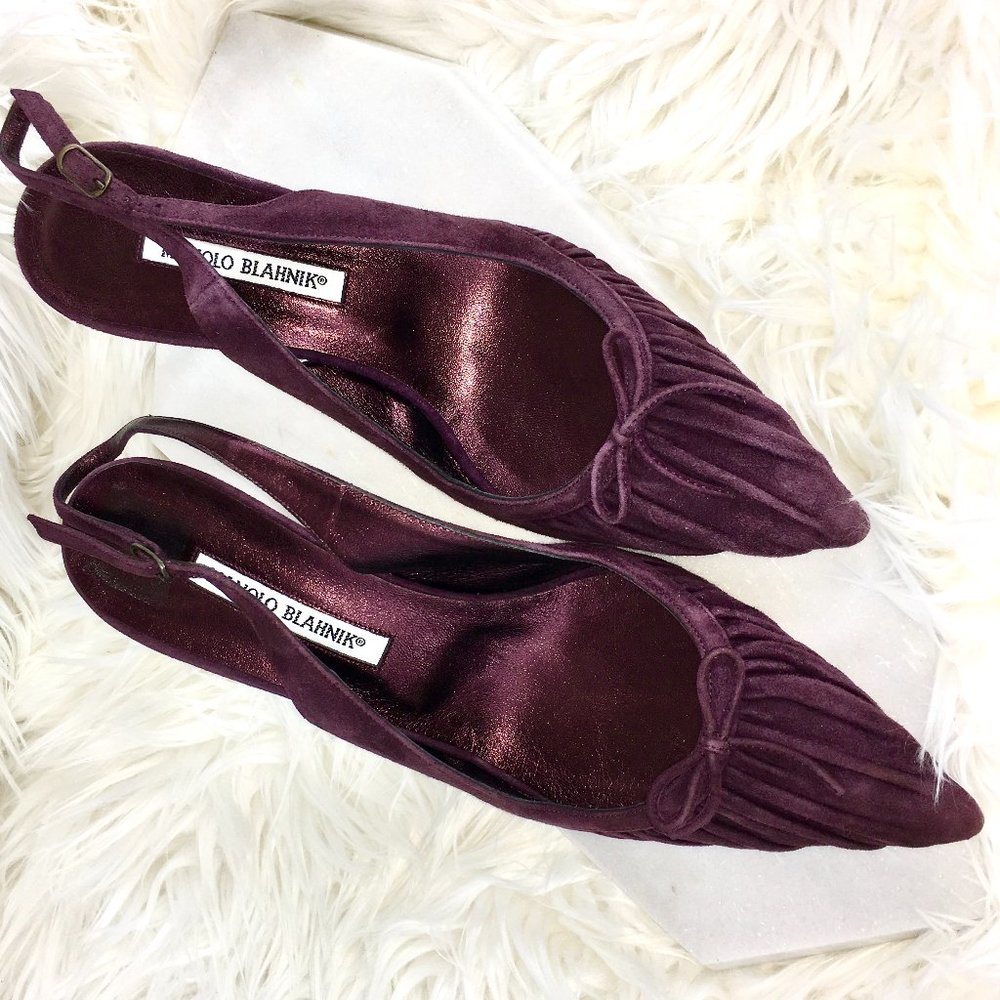 ∆  authentic manolo blahnik